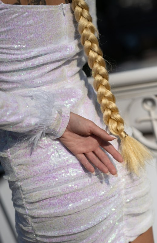 Комплект рокли за майка и дъщеря от пайети