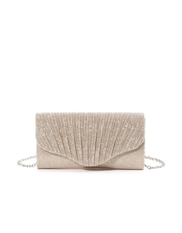 Вечерна чантичка в златисто