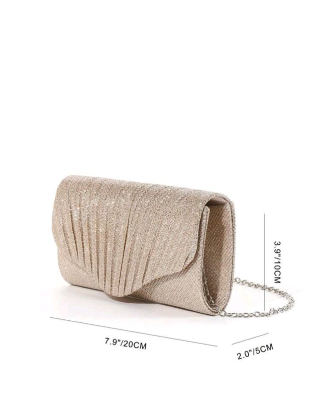 Вечерна чантичка в златисто