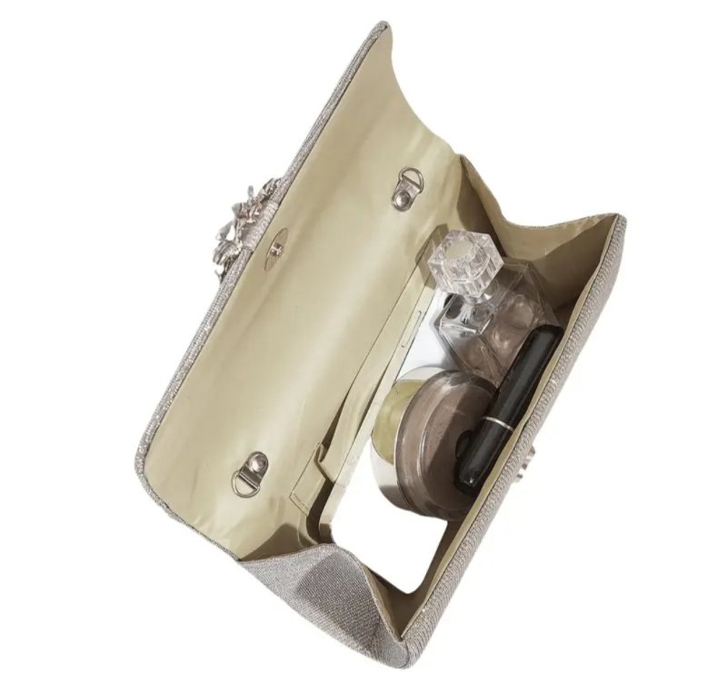 Златиста чантичка бижу