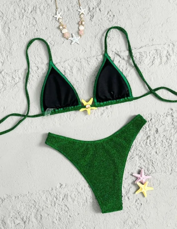 Зелен бански комплект 