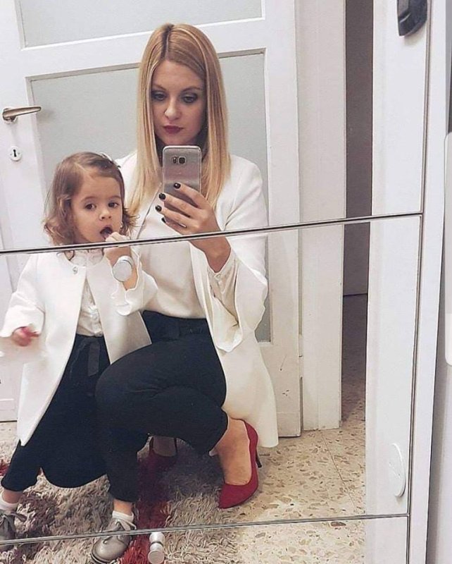 Комплект дамско и детско сако