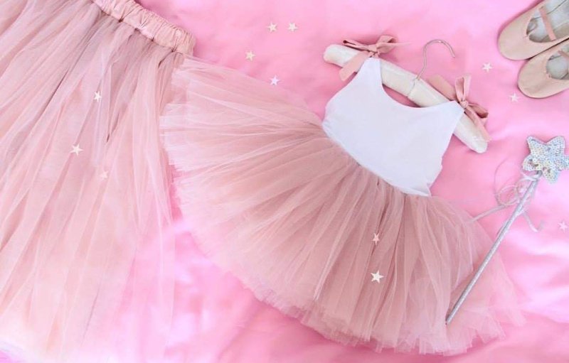 Детска рокля с тюл