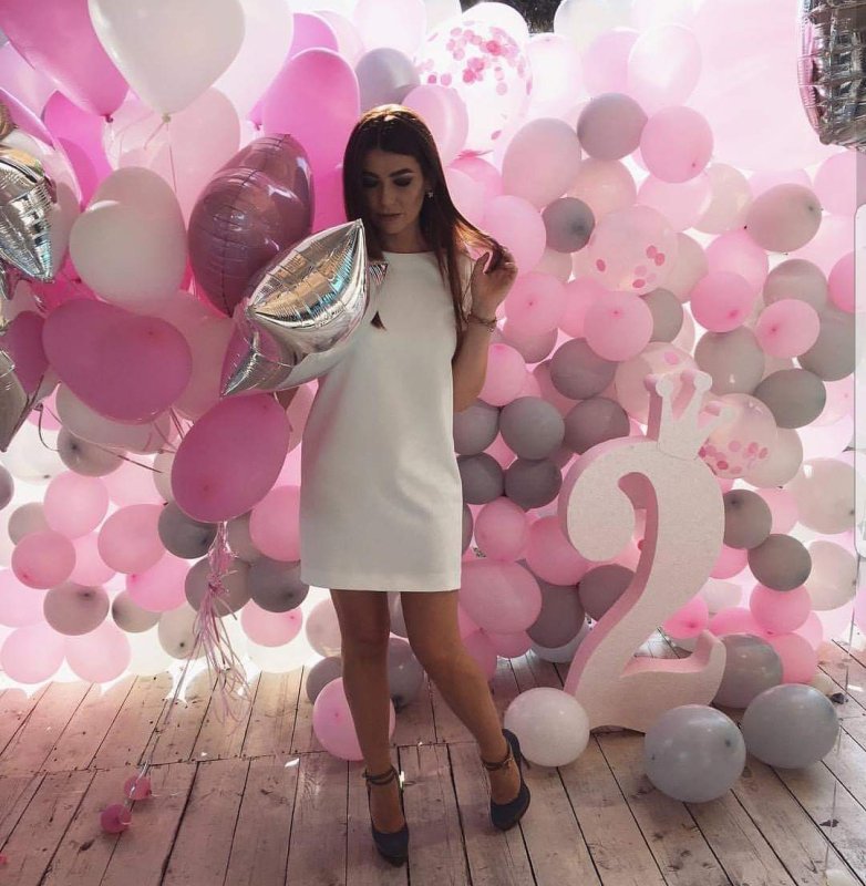 Комплект рокли за майка и дъщеря в бяло