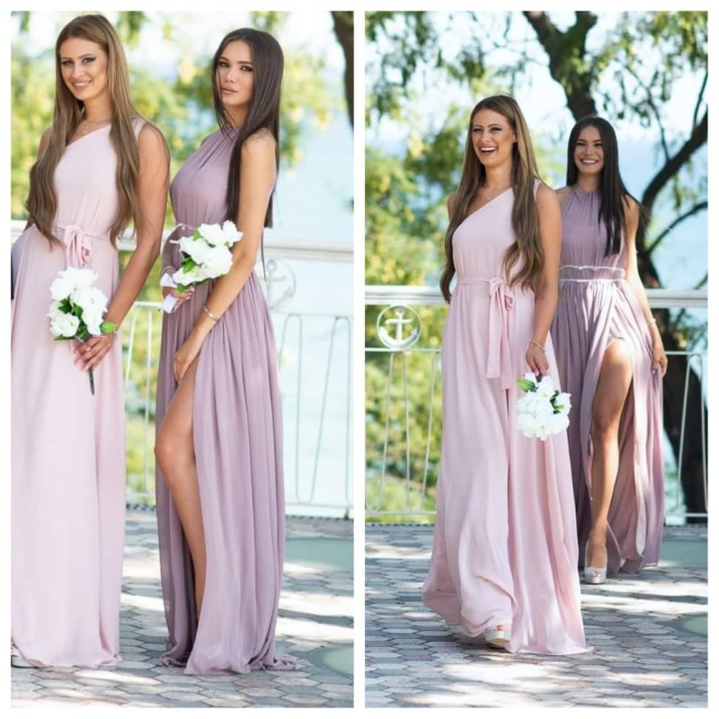 Шифонени рокли за шаферки